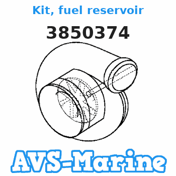 3850374 Kit, fuel reservoir Volvo Penta 