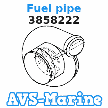 3858225 Volvo penta Fuel pipe 3858225 New Genuine OEM Part 