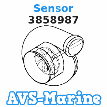 3858987 Sensor Volvo Penta 