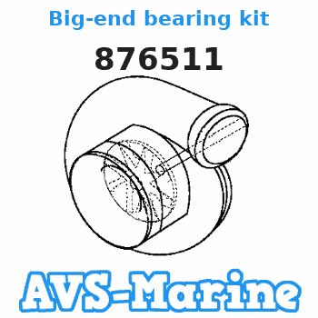 876511 Big-end bearing kit Volvo Penta 